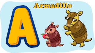 Abc Jungle Animals A For Armadillo To Z For Zebra Fun Alphabet Learning For Kids