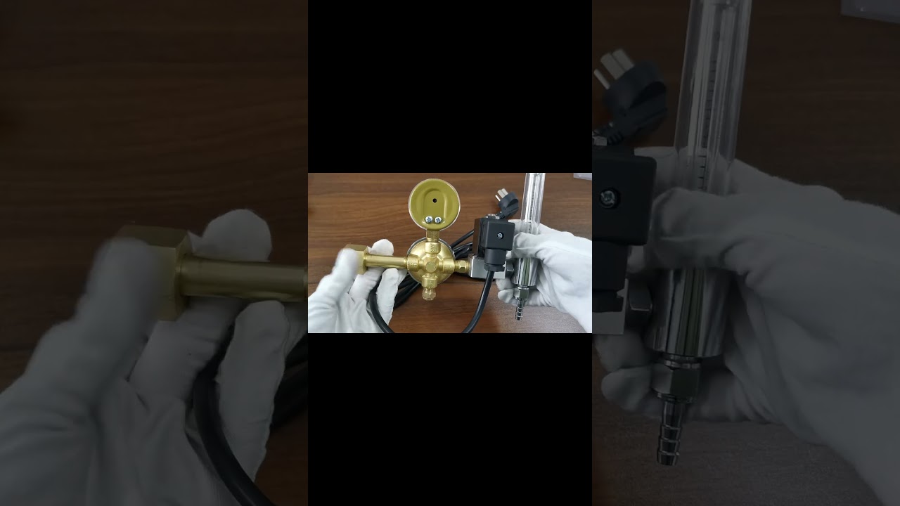 SR1590F CO2 Regulator with Solenoid