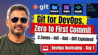 Learn Git from Zero: Your First Repo, Commit and Diff (DevOps Day 1)