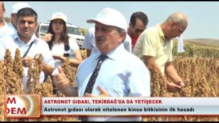 Astronot gıdası, Tekirdağ'da da yetişecek