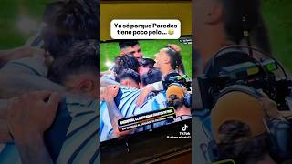 Cuti deja el pelo de Paredes que no le queda mucho! #verocepitta #argentina #messi #worldcup #futbol