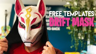 Papercraft Fortnite - how to build Drift mask - FREE tutorial