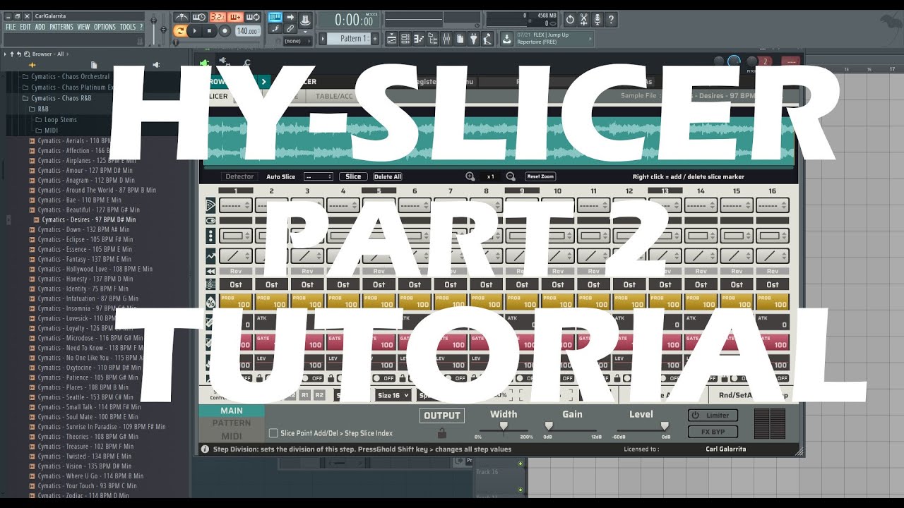 HySlicer Video Tutorial Part 2 = FX Chain & Groove Editor YouTube
