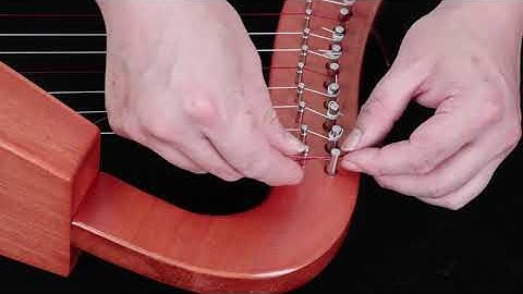 How to change strings for 15 srings harp