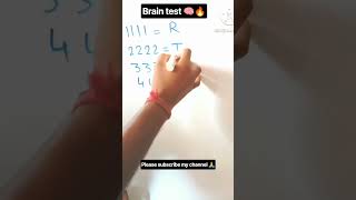 Math Puzzle/Brain Test/innovative ideas #education#schoolX#students #short #youtubeshorts#maths☠️