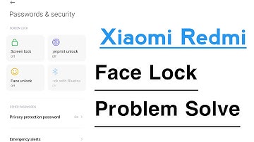 Xiaomi Redmi Face Lock Not Working Problem Solve | Face Lock Kaise Thik Kare Redmi Phone Me