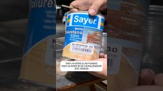 Cómo aplicar fondo y barniz de poliuretano brillo directo Sayer