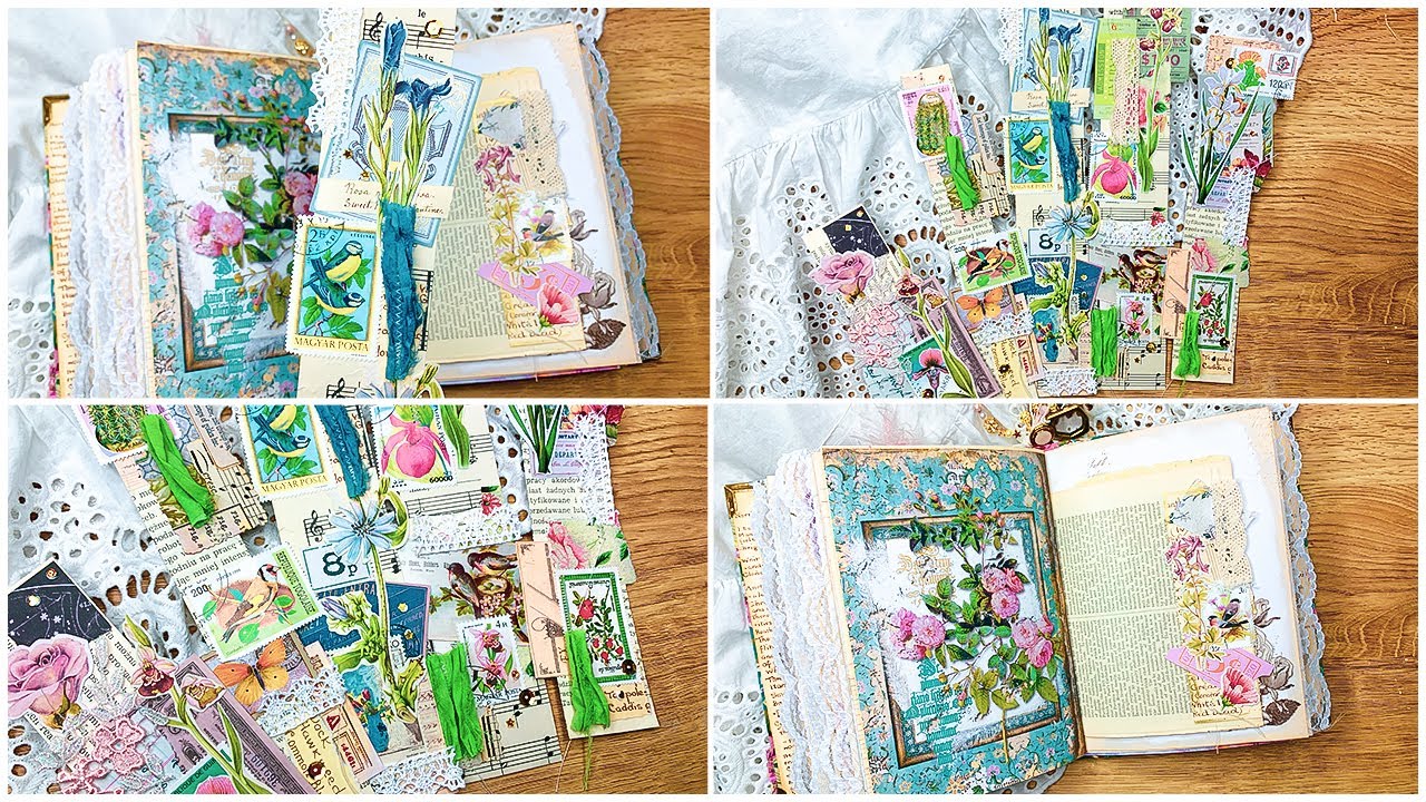 💖 ️ CRAFT THERAPY 17 Pretty Collaged Belly Bands!! YouTube