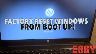 HP: How To Factory Reset PC Without Booting into Windows 10/11 💻 HP System Recovery From Boot Up