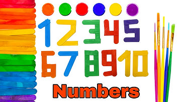 Wooden Popsicle Stick Numbers | Easy DIY Learning Activity |