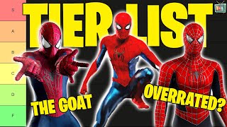 I RANKED EVERY LIVE ACTION SPIDER-MAN SUIT!