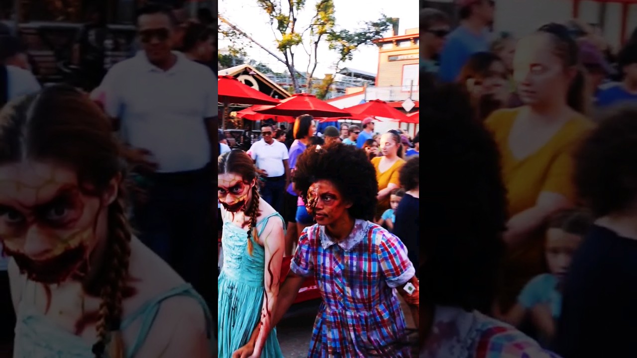 Scary Monsters Everywhere #sixflagsfiestatexas #halloween #cosplay
