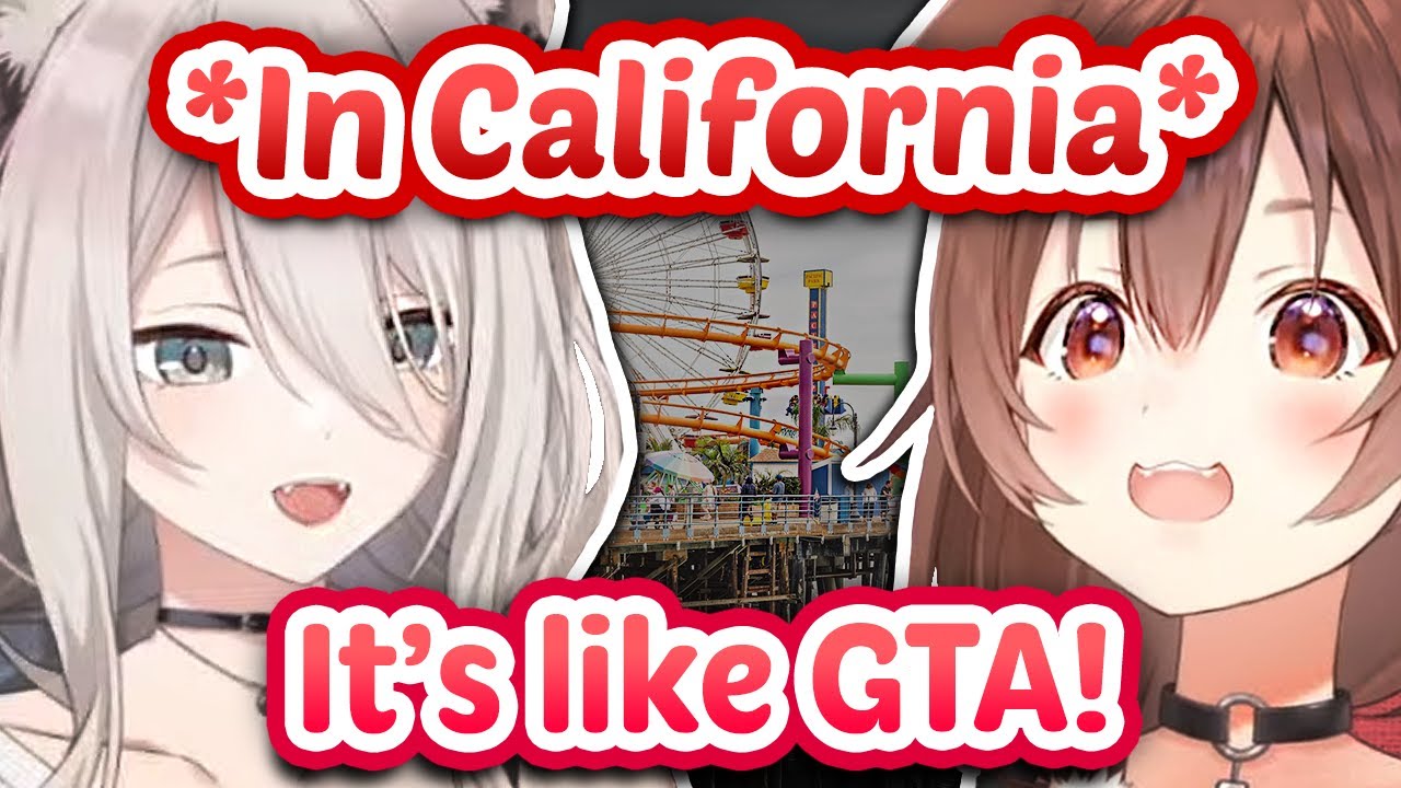 Korone & Botan's Experience Visiting California IRL 【ENG Sub Hololive ...