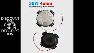 2pcs 30W 4\/8ohm Vibro Speaker Low Frequency Bass Shaker Amplified Woofer for Car Seat Hifi System Ho