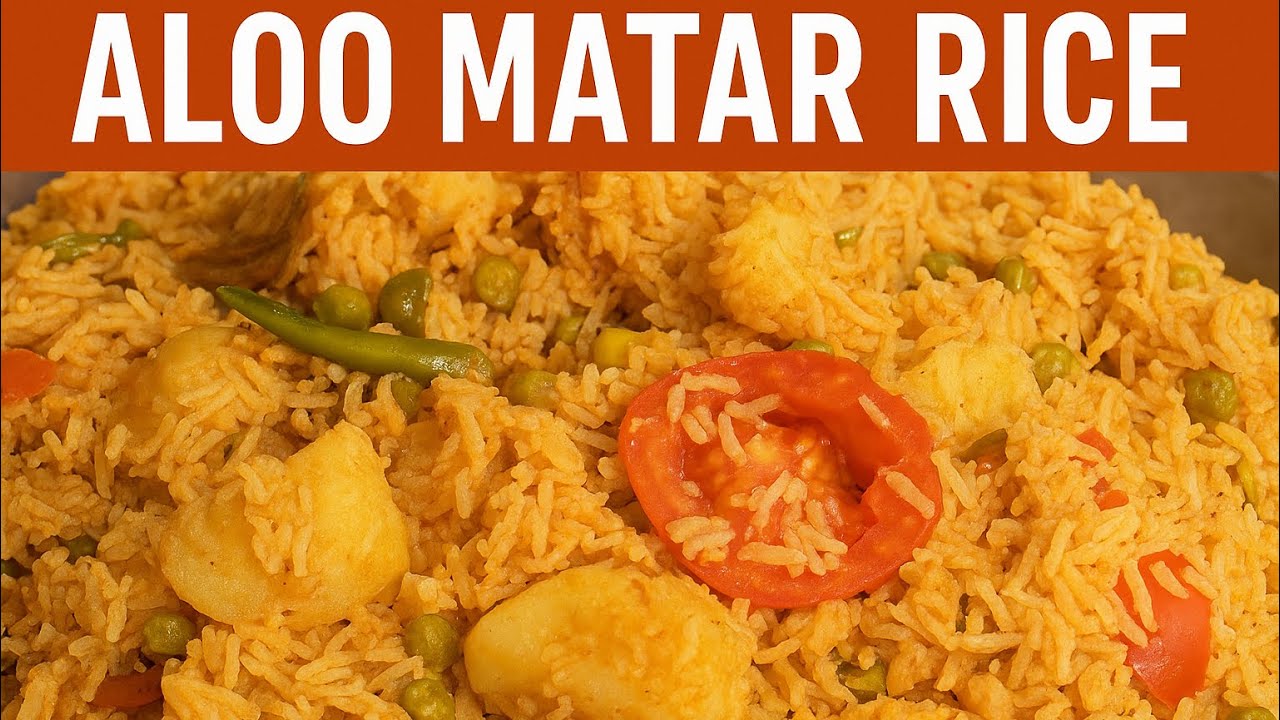 Aloo Matar Rice Recipe With Chef Usman Toronto Episode 31 - YouTube