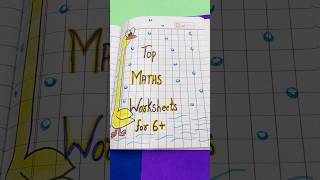 Top Maths Worksheets for Kids (6  ) | Easy & Fun Learning 📚✨