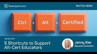 5 Shortcuts to Support Alt-Cert Educators