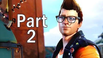 Sunset Overdrive Walkthrough Gameplay Part 2 - Defending The Overcharge - No Commentary (Xbox One)