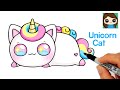 How to draw a unicorn cat  aphmau meemeows