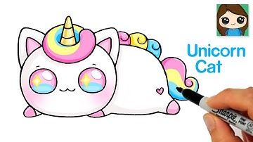 How to Draw a Unicorn Cat 🦄 Aphmau MeeMeows