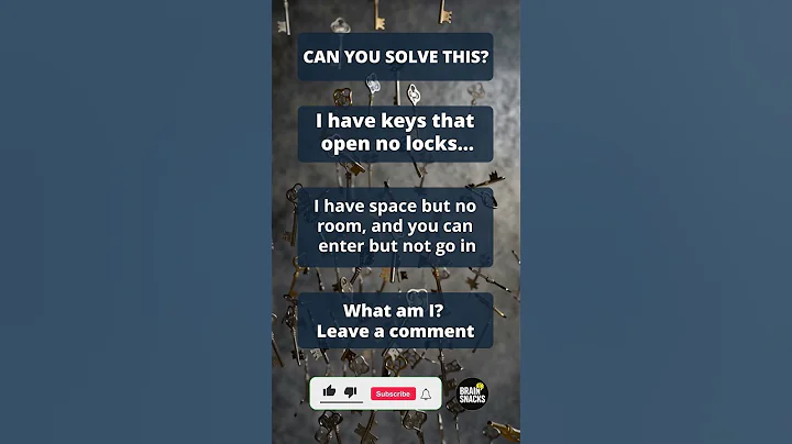 Riddle Time: What Has Keys but Can’t Open Locks? #riddle #quiz #keys #challenge #trivia #puzzle