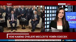 Sağlik Ve Çevre Bakani Deği̇şti̇ - Kabi̇ne Toplantisi Öncesi̇ Yeni̇ Bakanlar Yemi̇n Etti̇ - Tgrt Haber