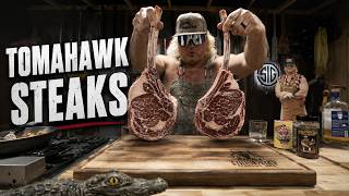 Perfect Tomahawk Steaks with the Ultimate Crust!