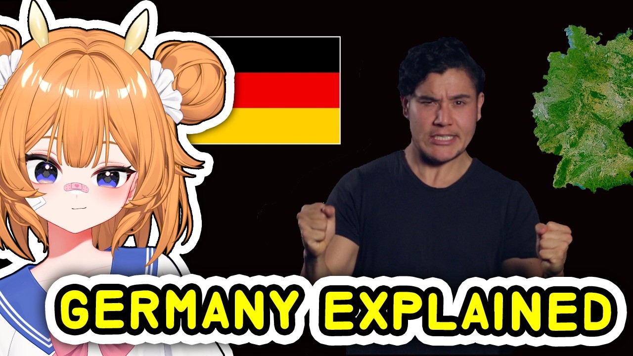 German Vtuber reacts to Geography Now! Germany