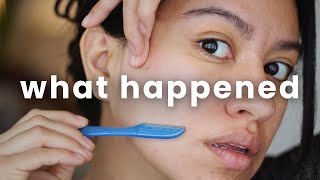 Face Shaving Routine Update🪒(after 10+ years) @AlexaLikes