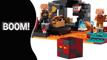 LEGO Minecraft: The Nether Bastion Speed Build - The Best Way To Play