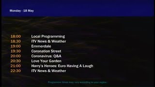 ITV2 Closedown - Continuity into Nightscreen and Teleshopping - Monday, 18th May 2020