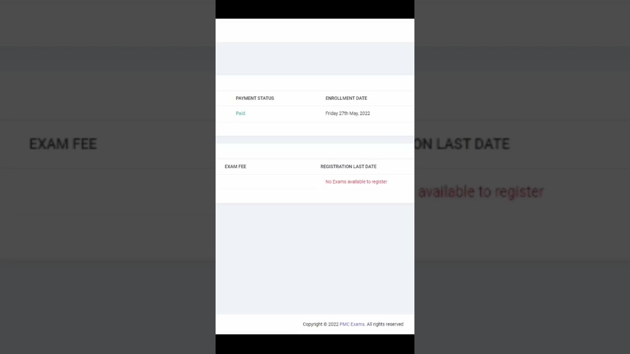 PMC Schedule date selection start now