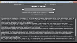 Leitura dinâmica com o programa de mensagens subliminares SilentIdea 4.0 screenshot 5