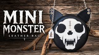 How to Make the Mini Monster Leather Crossbody Bag | PDF Leather Crafting Pattern