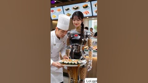 Rich Soy Sauce Dispenser Robot #futuristic #robot #technology #humanoid #soysauce #sushi #AI