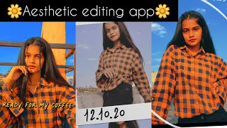 Aesthetic Photo Editing App Tutorial