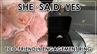 Eco-Friendly Engagement Ring?! 💛 She Said Yes Lab Diamond Review + Earth Day Thoughts