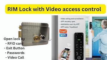 Video Door Access Control - Open lock by video call , set access allowed time to member