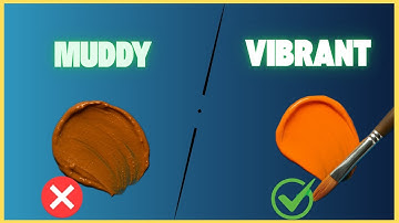 How to Avoid Muddy Colors when Painting - Color  Mixing for beginners