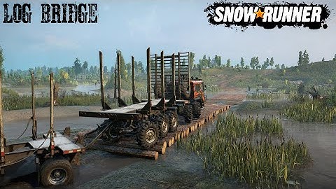Log Bridge How To In Harvestcorp New SnowRunner Phase 8 DLC/Update Guide Tutorial Walk Through