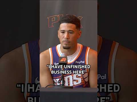 Devin Booker on signing a contract extension with the Suns