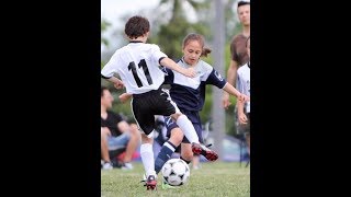Soccer coaching - 3 VS 3  using a supporting player- Counter Attack