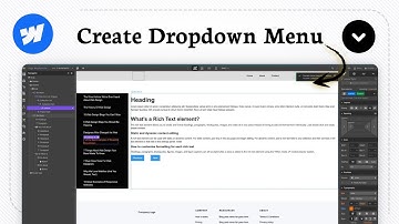 Een dropdownmenu maken in Webflow (menuontwerp)