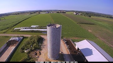 Building a silo - time lapse