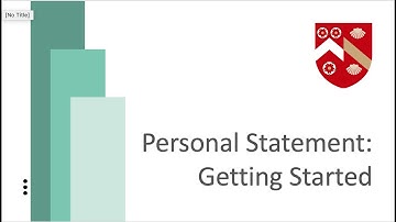 The Personal Statement Part 2 – Getting started