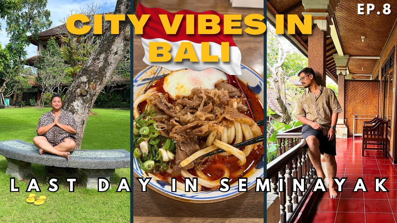 Last Day in Bali | Seminyak City Vibes, Spa, Korean Udon, Shopping & Party Night at Bali Pubs! | 4K
