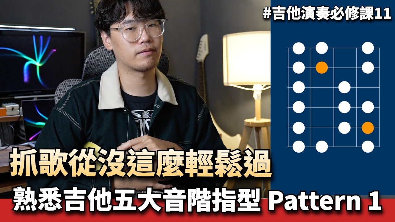 John Mayer 也這樣彈！吉他指板系統化大調 Pattern 1 