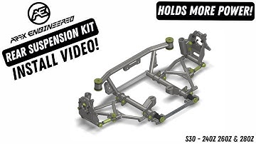 Apex Engineered - S30 240Z 260Z 280Z Rear Suspension Kit - INSTALL
