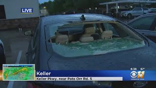 Morning Sun Shows North Texans Extent Of Overnight Hail Damage