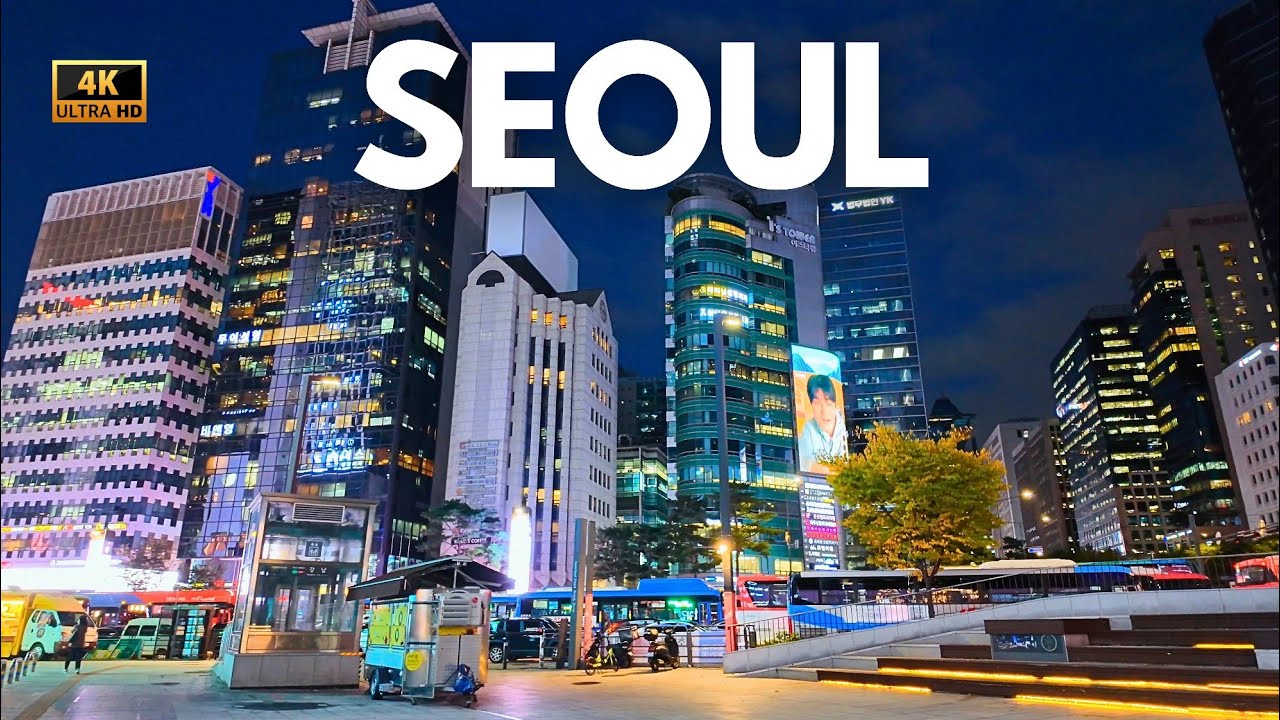 Rush Hour in Gangnam SEOUL South Korea 